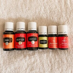 NEW Young Living Essential Oils Lot - Breathe Again, Ravintsara, Melrose, Orange
